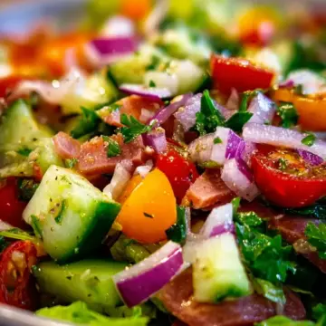 The Best Chopped Garden Salad